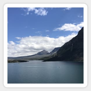 Lake at Glacier National Park Sticker